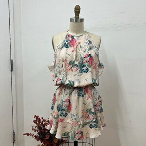 Parker Floral Ruffle Mini Dress